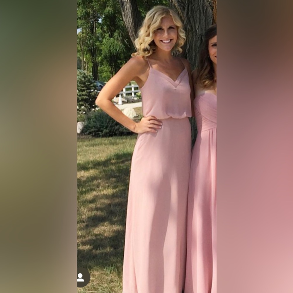 Azazie Dusty Rose Shell dress